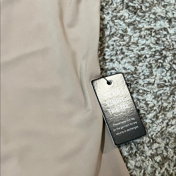 Express Short Sleeve Bodysuit in Beige - Picture 3 of 8